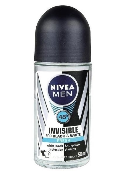 Nivea golys deo frfi 50ml Invisible Black&White Fresh